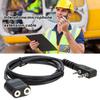 1m 2-Pin K Type Extender Cord Wire Replacement Ham Radio Accessory for Baofeng UV-5R 888S Microphone Headset Mic Cable