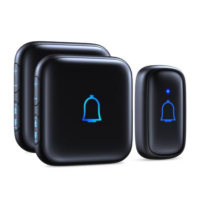 Otoori Wireless IP66 Waterproof and 115dB Loud 300M Wireless No Wiring Easy 7 Volume Memory Over 60 Sound and Light LED Expandable Intercom