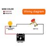 2 Pieces Metal Automotive Battery Switch Detachable 4-6AWG Rotatable Replacement Circuit Breaker Clamp Accessories