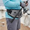 Boat Rod Holder Material Waist Adjustable Fishing Belt for Anglers Gray