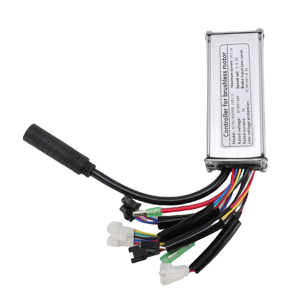 Electric Bike Motor Speed Controller 6 Tubes 14A Sine Wave Controller SM Connector Aluminum Alloy Cycling Accessories