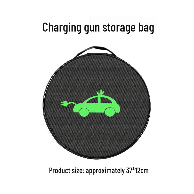 Portable Waterproof Charging Cable Storage Bag - Flame Retardant & Shockproof for EV Chargers