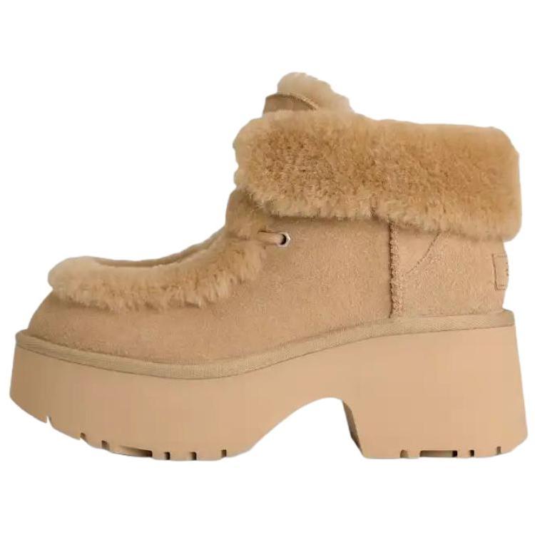 UGG Esmee Suede Warm Fashion Lace-Up Snow Boots Women boots Mustard 1171532-MDSD
