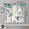 2pcs   Minimalist Curtains 2D Print Colorful Hummingbird Versatile Polyester (without Rod) Stuff Clearance Use for Living Room
