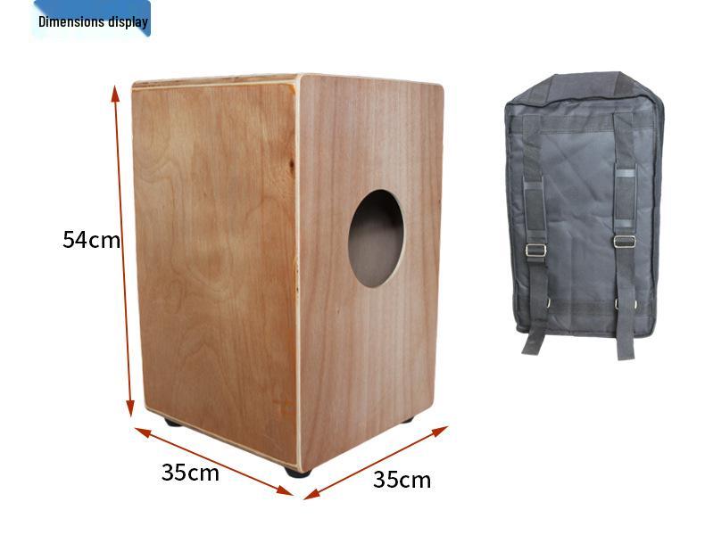 Wooden Box Hand Slap Cajon Drum for Beginner and Adult Musicians