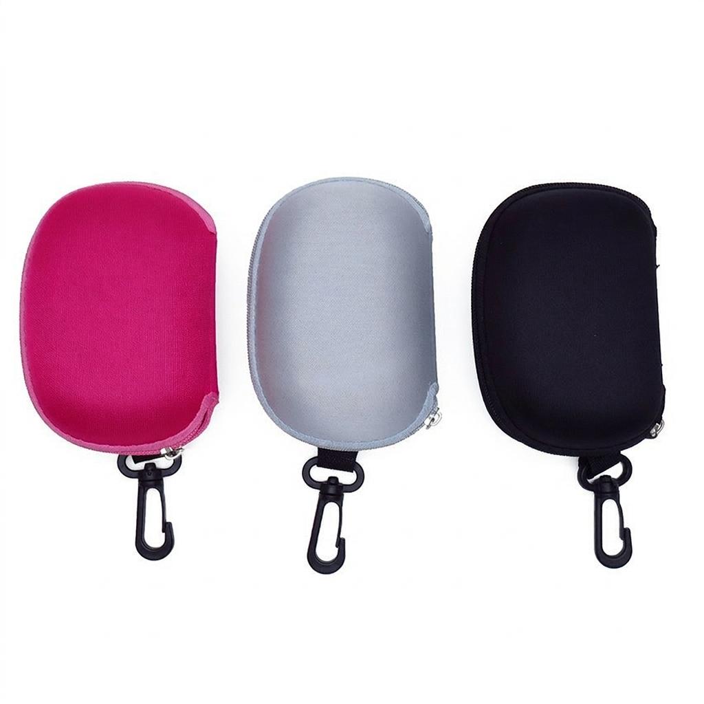 Portable Glasses Bag Foldable Sunglasses Storage Case Custom Logo Eyeglass Case Crushproof Eva Eyewear Case For Belt Clip Usage