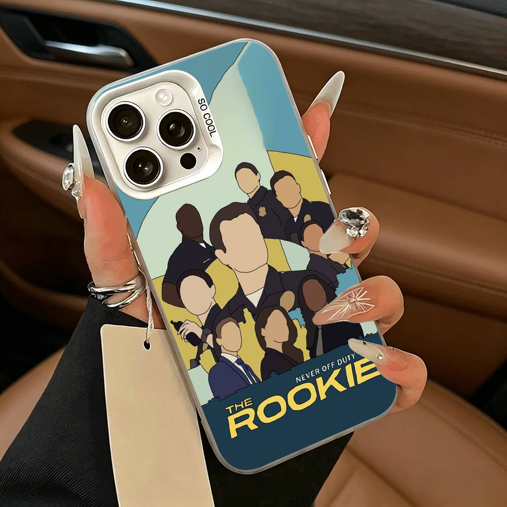 TV -The R-rookie Phone Case For iPhone 11 12 13 14 15 16Pro Max Plus white Sliver Phone Cover