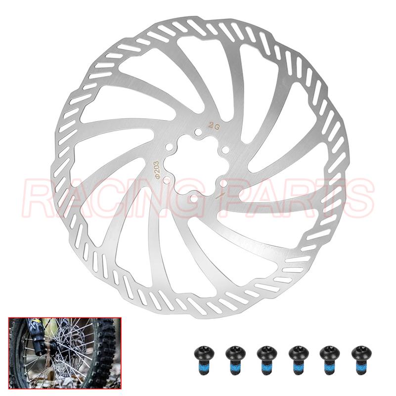 

Motorcycle for Surron Brake Disc Front Rear Brakes Steel Parts Light Bee Motocross Off-Road Electric Dirt Motorbike Accessories Front