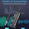 Anti-interference 3.5mm AUX Audio Noise Filter Ground Loop Noise Isolator Eliminate For Speaker Phone Car Stereo Audio System