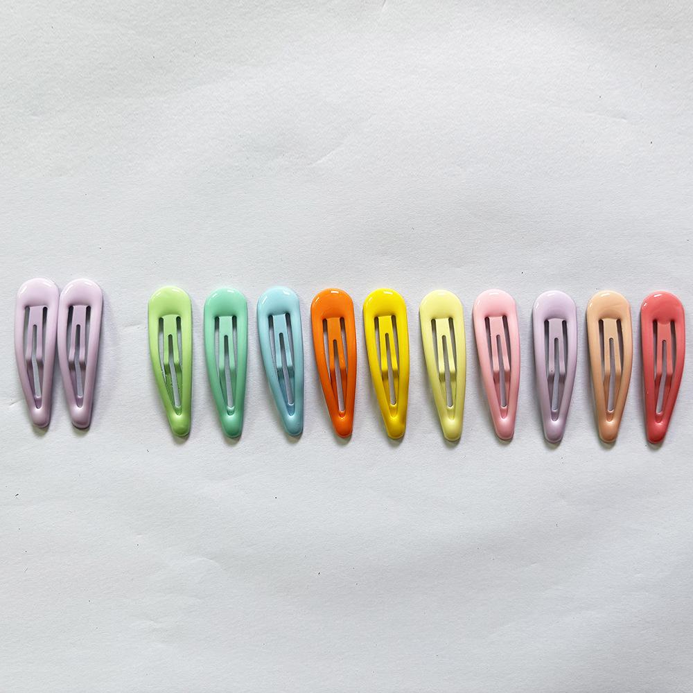 Candy Color Cute Baby & Kids Hair Clips: BB, Bangs, Side, Drop Oil Hairpins