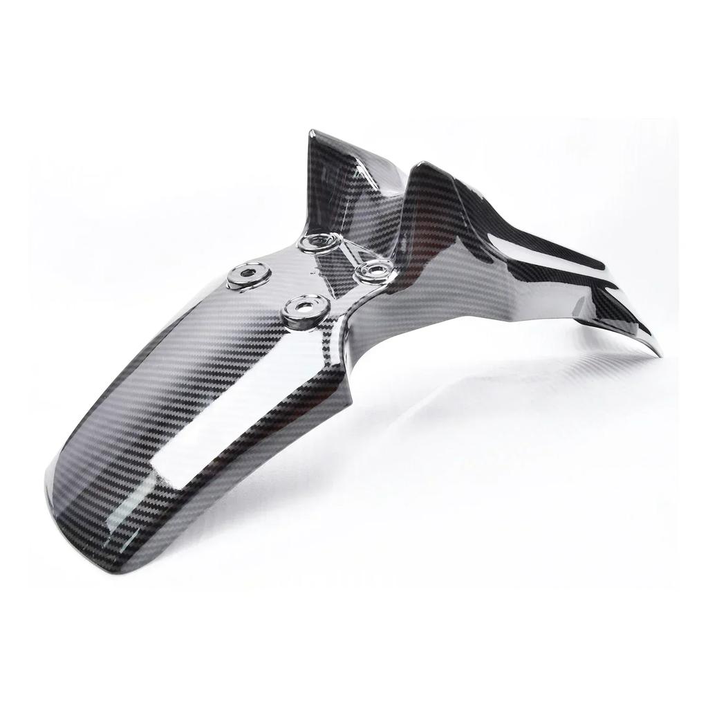 For Surron Ultra Bee Carbon Fiber Front Headlight Fender Water Transfer Glossy Parts for SURRON Headlight Mudguard Motorcycles