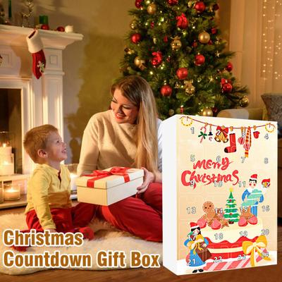 Yousheng Kerstman Adventskalender 24 Dagen Aftellen Kerst Cadeauset 2D Cartoon Sneeuwman Hangende Decoraties Feestelijke Sfeer Verbeteraar