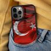 Türkei Flagge Weiche Handyhülle für iPhone 17 Air 16e Pro max 15 Pro 13 14 Plus 11 12 MagSafe Magnetische Hülle