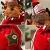 Cloth Christmas Candy Bag Plush Christmas Gift Drawstring Bags  Outdoor Christmas