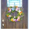 Heißer 40-45cm Sommer Frühling Blumenkranz Für Tür Haustür Hängende Dekorative Künstliche Blumen Hochzeitsfeier Fake Blume