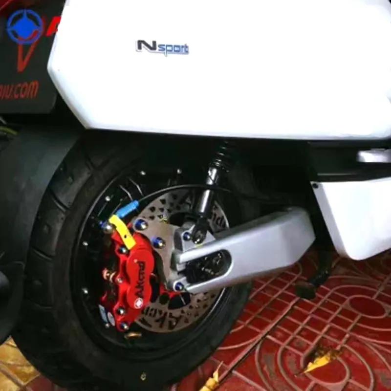 For Niu N1 N1S E-scooters Rear Brake Caliper Bracket Adapter 70mm-40mm Mounting For 40mm Brake Caliper and 220mm Brake Disc