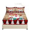 Merry Christmas Sheets Cute Santa Mattress Suitable for Children Adult Dormitory Bedroom Decoration