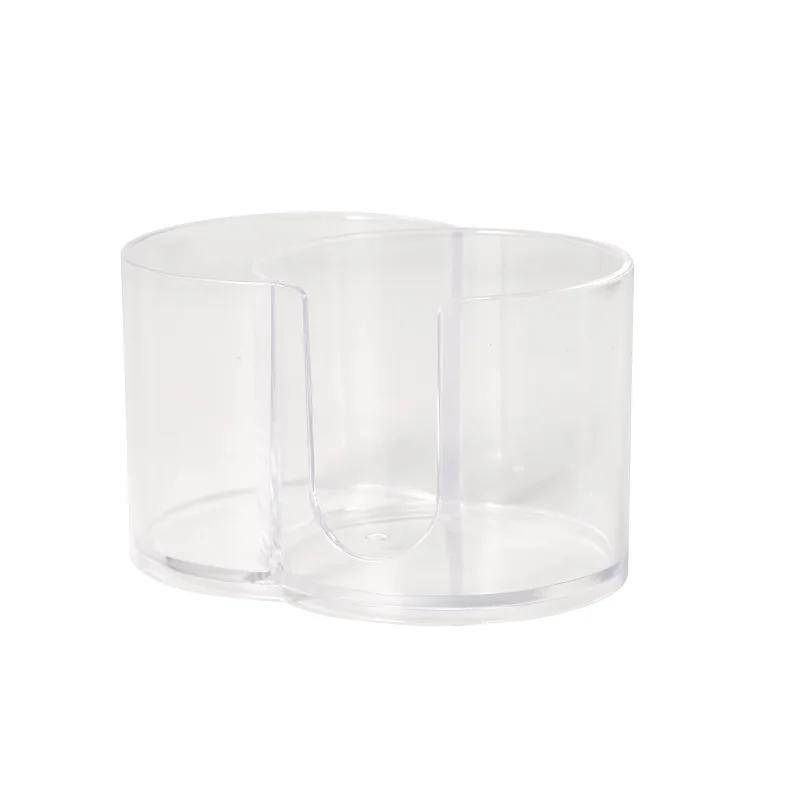 Cotton Round Pad Holder Powder Puff Storage Box Home Cotton Swab Box Makeup Organizer Dustproof Portable Durable Bathroom Jar