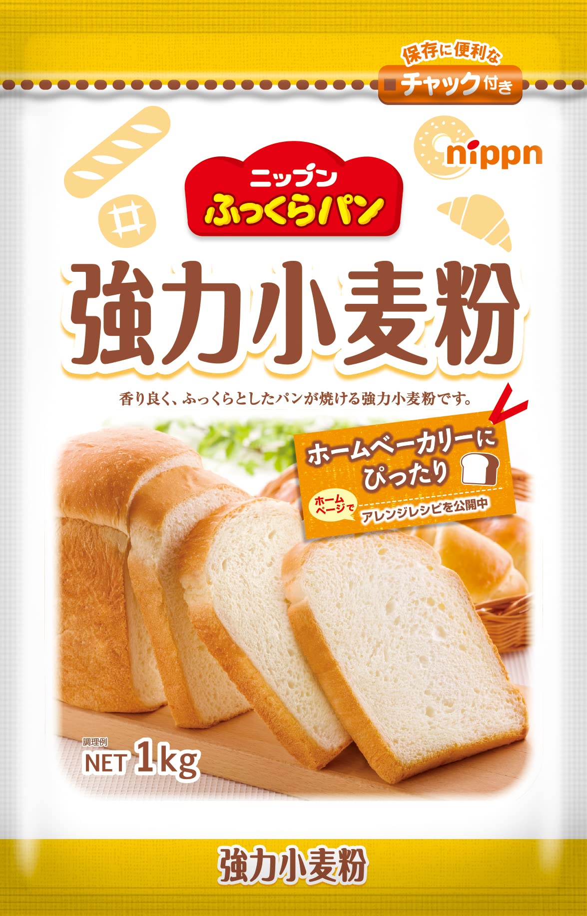 

Oh My Fluffy Bread Strong Wheat Flour 1kg x 3 packs