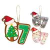 67 Ornament 2D Acrylic Funny Reusable Christmas Decor 67 Meme Ornament Holiday Decorations for Holiday Birthday Wall Door Window