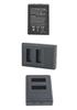LPE12 USB Dual Charger for Canon EOS M50, M2, 100D, M100, M10, M200