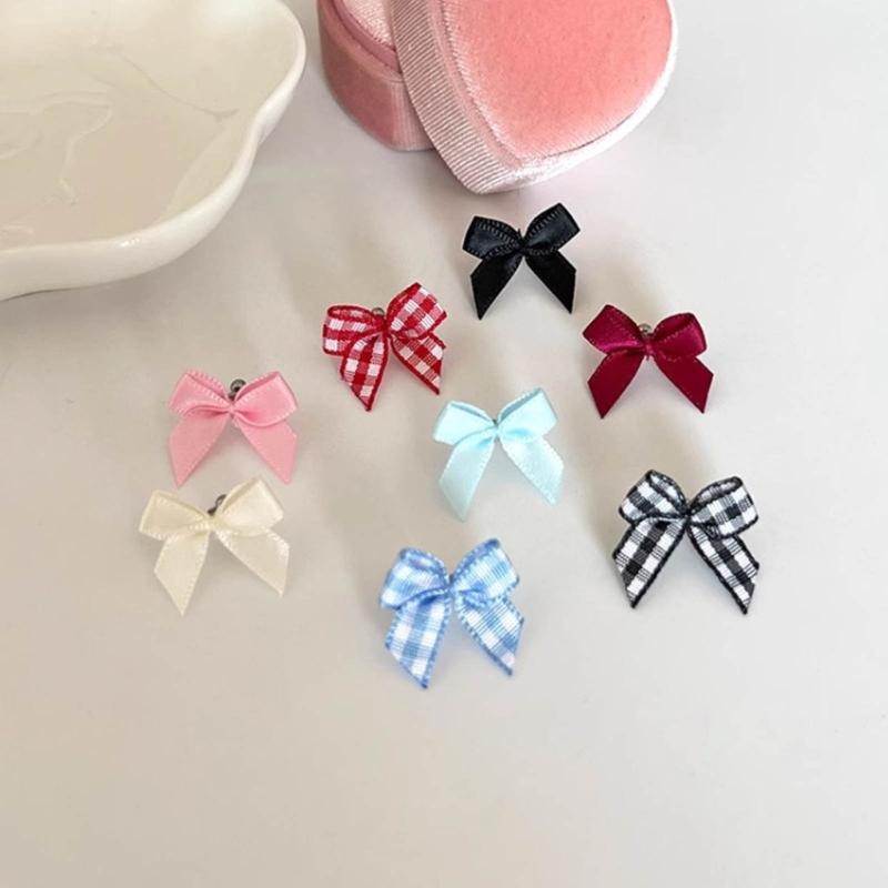 Bowknot Ear Studs Helix Piercing Earrings Titanium Steel Cartilage Earrings Body Jewelry Accessories Personality Jewelry