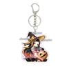 Anime Fashion Kamado Nezuko Cartoon Acrylic Keychain Pendant Charm Bag 5cm Jewelry Accessories Key Ring Gifts Toys for Friends