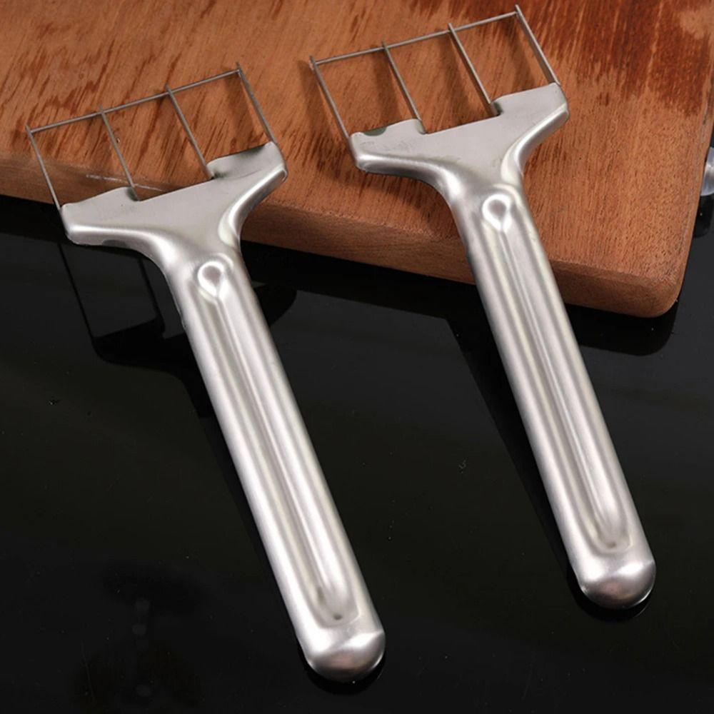 Quickly Cutting Stainless Steel Watermelon Slicer With Handle Diced Fruit Divider  Mango