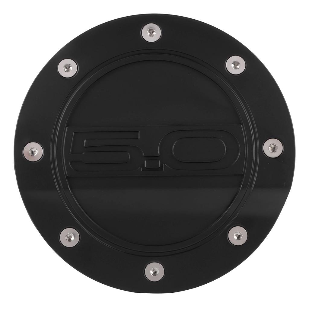 Fuel Door Cover Gas Tank Cap Lid Black Fit for Ford Mustang All Model 2015‑2021