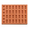 Red Mini Brick Silicone Mold Building Making Handmade House Tile Model Mould Scene Model Building Bricks Miniature Brick Mold