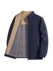 Men's Spring & Autumn Casual Stand-Up Collar Jacket - Dad Style, Versatile, Loose-Fit, Lightweight