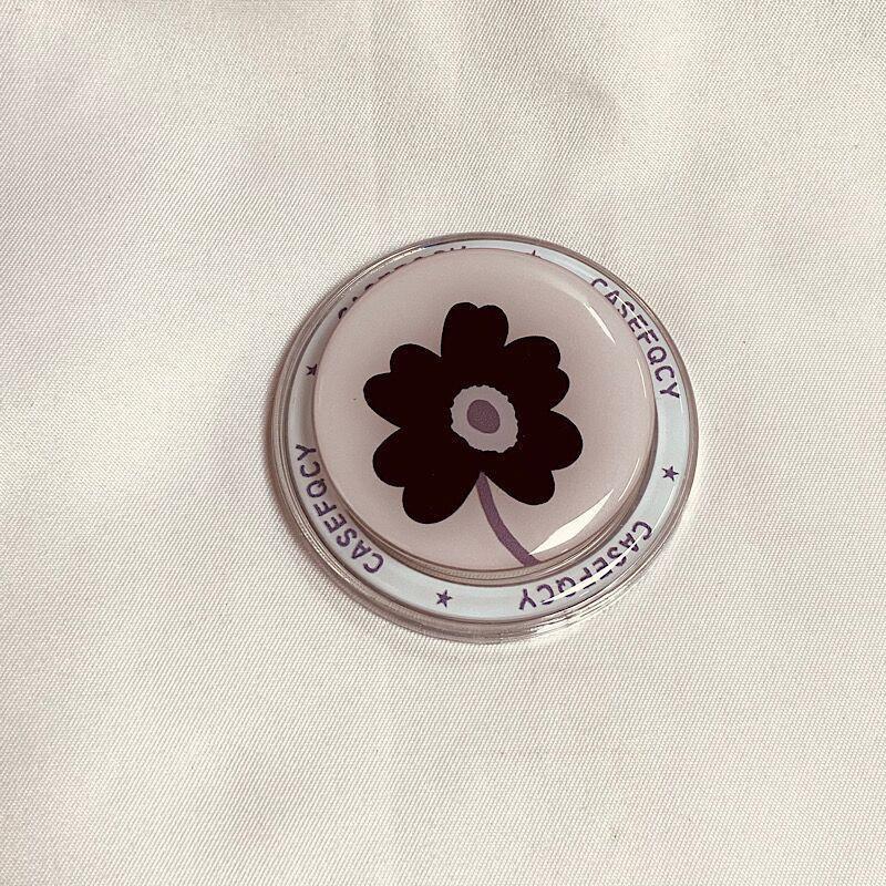 

Cute Cartoon Grape Flower Dropper Magnetic Phone Holder Magsafe Airbag Folding Telescopic