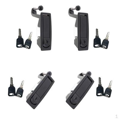 4x Bündiger Hebel Türriegel Verstellbare Riegel für Marine, Boot, Wohnmobil, Anhänger, Camper, Wohnmobil,