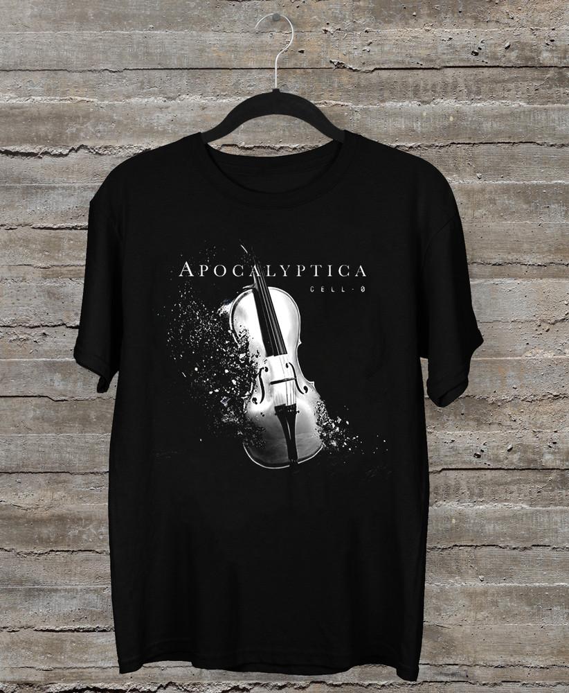 NEW Apocalyptica Cell-0 album Short Sleeve  Black All Size Shirt OM158 Unisex T-Shirt M