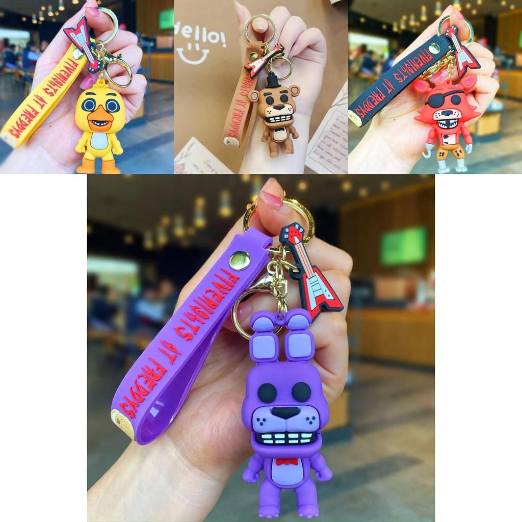 Adorable Plush Animal Keychain Unique Bear Backpack Accessory For Keyrings And Gifts