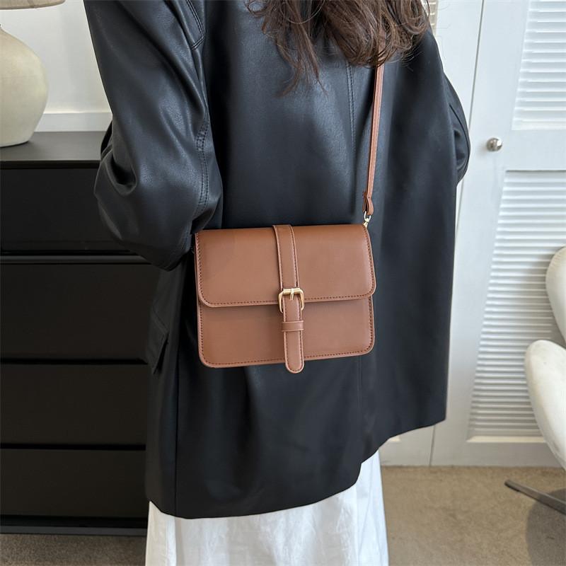 Trendy Street Style Pu Leather Crossbody Bag For Women With Magnetic Buckle