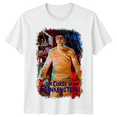 La Malédiction de Frankenstein (1958) T-shirt Unisexe Inspiré d'une Affiche de Film Rétro Années 80
