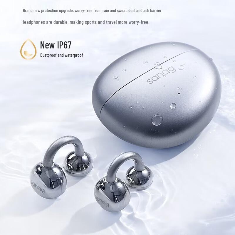 SANAG S7S Ultra Open-Ear Clip-On Bluetooth Headphones