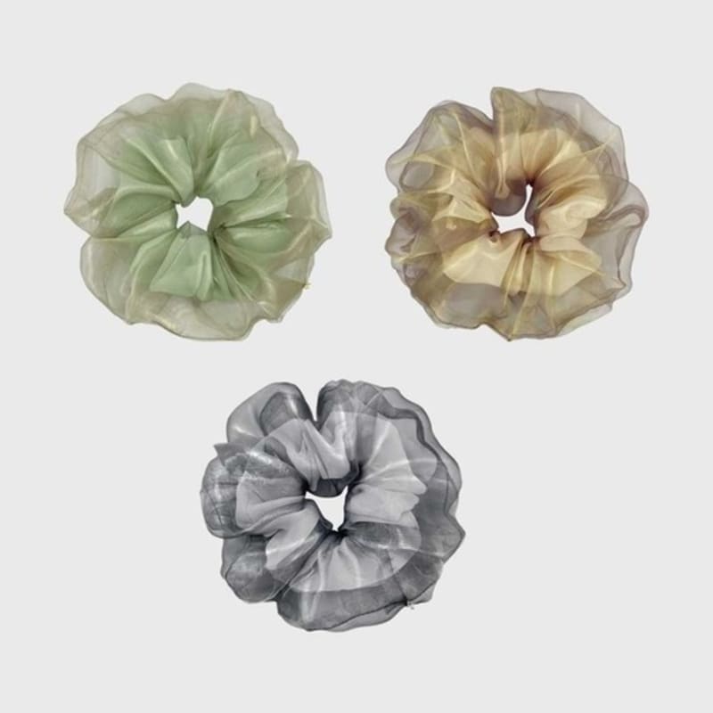 Jean Paul Clarisse Sheer Organza Scrunchie JP-24-405S