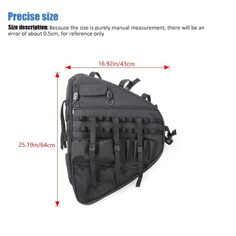 Torba Organizacyjna na Klatkę Bezpieczeństwa Pasująca do Jeepa Wrangler JLJK TJ JKU Wersja 4-drzwiowa Przechowywanie Porządkowanie Akcesoria Samochodowe