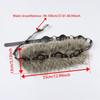 PU Leather Fur Waistband Adjustable Jeans Waist Belt Unique PU Plush Belt  Women's Fashion