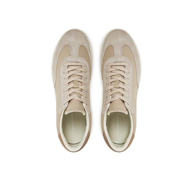 Men's Sneakers Calvin Klein Low Top Lace Up Cv Mix Hm0hm01724 Beige