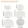 1Pcs Gold Silver Floral Semi Circle Welcome Doormat Non-Slip for Outdoor Patio Porch Kitchen Bathroom Entryway Floor Mat