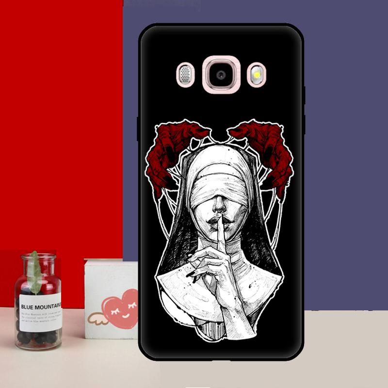 Satan Satanic Nun Case For Samsung Galaxy J3 J5 J7 2017 J1 A3 A5 2016 J4 J6 Plus A6 A8 A7 A9 J8 2018 Cover