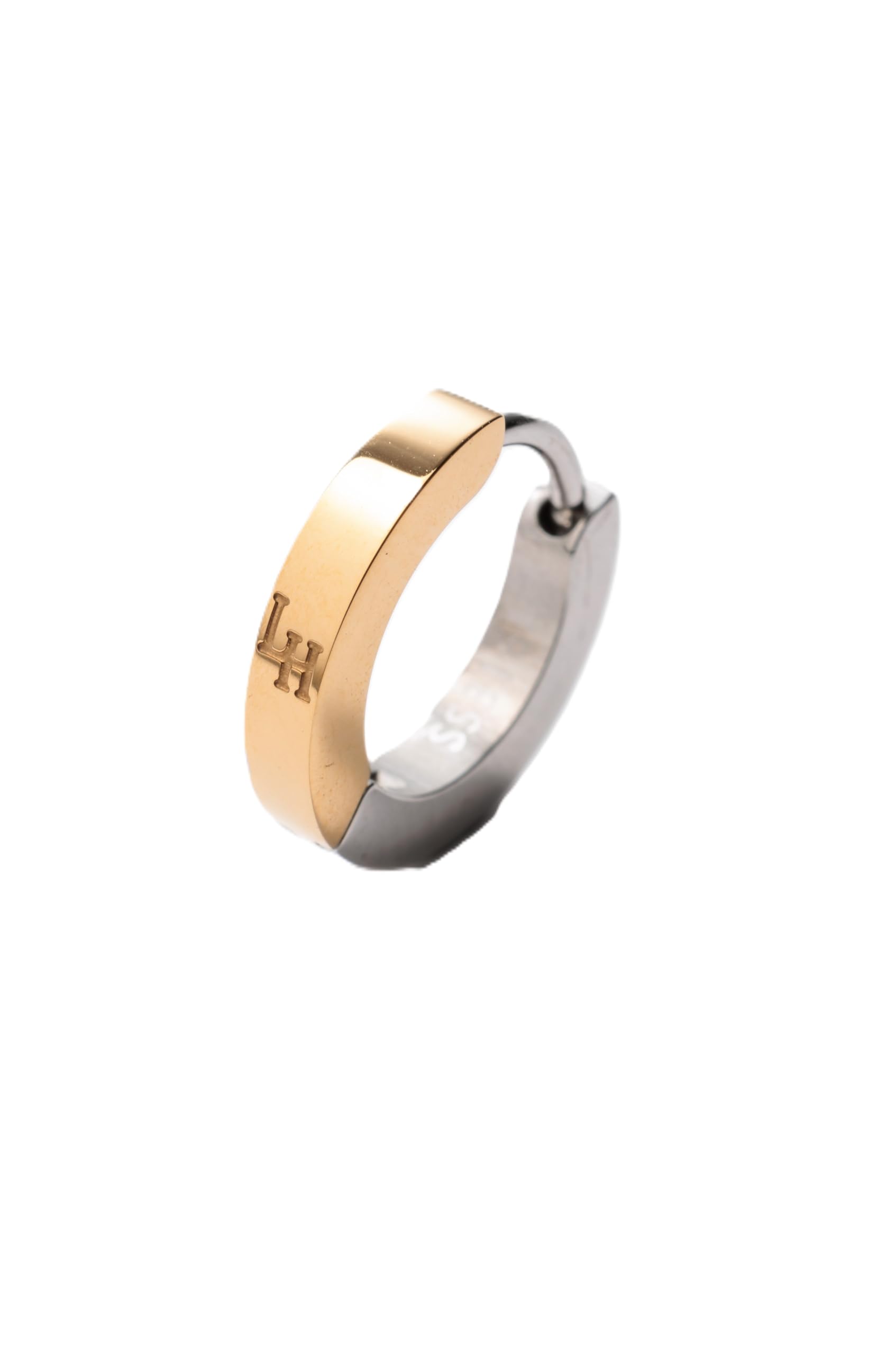 

Lionheart Men s Stainless Steel Single Earring LHMP006NYS