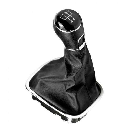 Manual 5-Speed Gear Shift Knob Lever Gaitor Boot For Volkswagen Polo 2010-