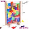 Sugarello Tetris 3D Wooden Educational Montessori Educational Educational 3D Creative Kids Game, Puzzle, Puzzle, Children's Toy, Education, Toy, Game,