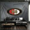 Feyenoord Individueller Name Wandteppich Ästhetischer Wandbehang Bedruckte Stoffdecke Dekorative Wandteppiche Für Schlafzimmer Wohnzimmer Heimdekoration