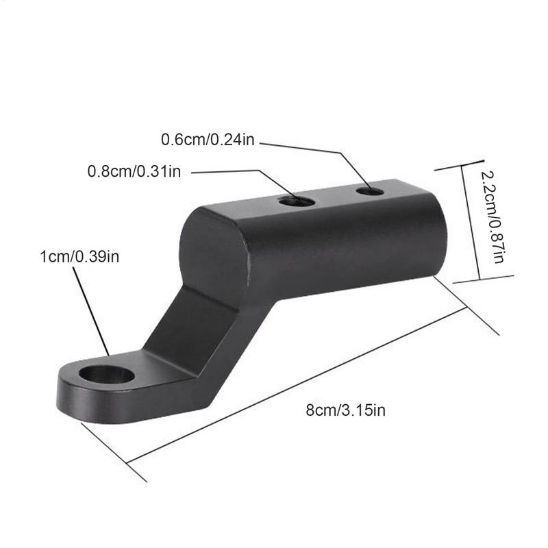 Motorcycle Handlebar Extension Post Motorcycle Riding Extender Rearview Mirror Mount Easy Installation Ergonomic Adapter For