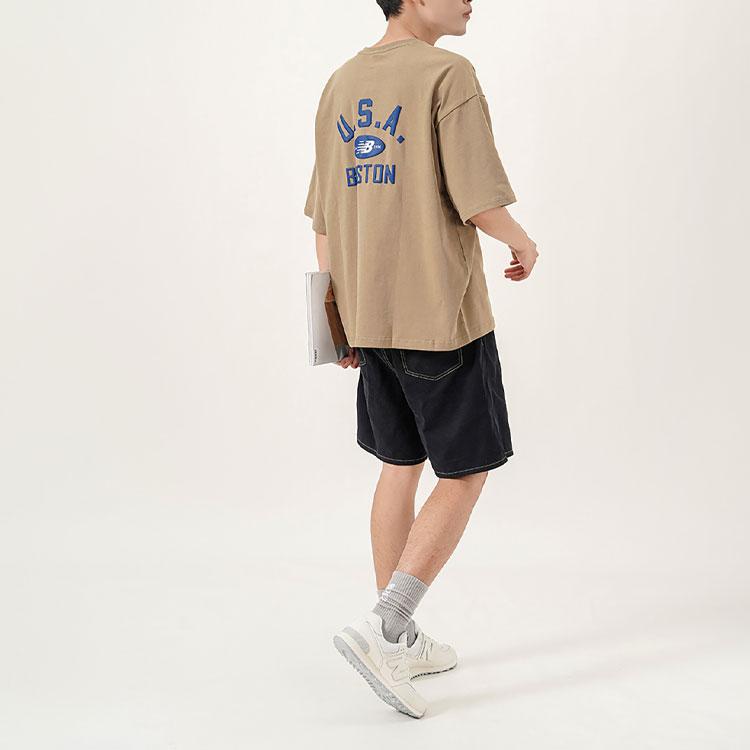 New Balance T Shirt Men's Khaki AMT22391-INC
